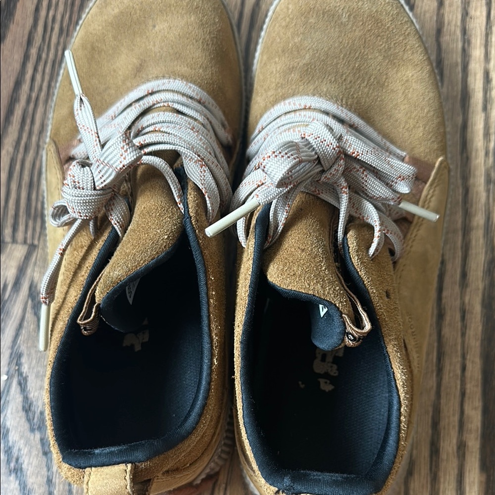 Sorel women’s waterproof Suede Casual Sneakers in Tan Sz 8 - Picture 3 of 10
